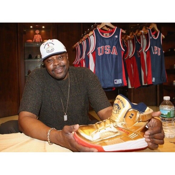 Patrick Ewing Athletic 33 HI OG ‘Gold Medal’ Basketball 1EW90151-732 Men Sz 10.5 main image 5